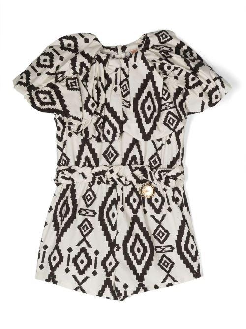 ELISABETTA FRANCHI La Mia Bambina TUTA STAMPA ETNICA COM MEDAGLI