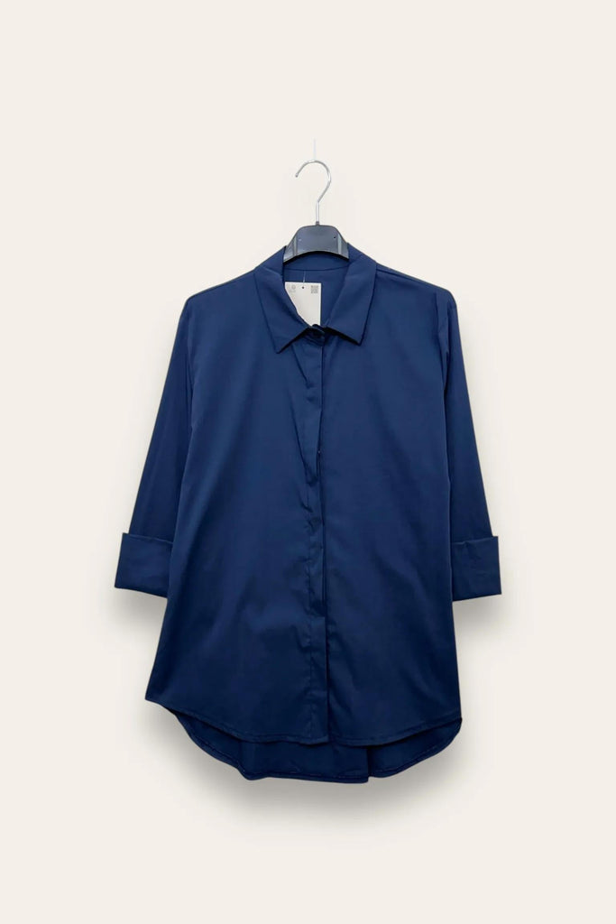 LOVEme Camicia over in tinta unita