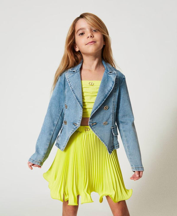 TWINSET BLAZER IN DENIM