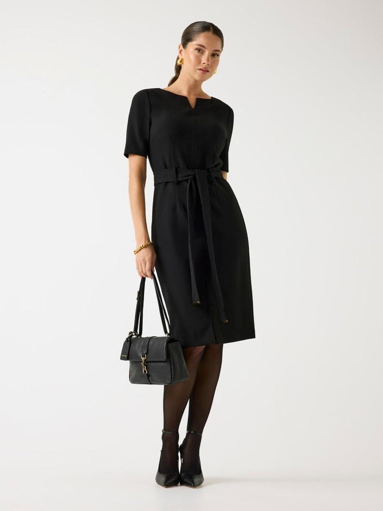 GUESS MARCIANO BESSY SLIM SS MIDI DRESS