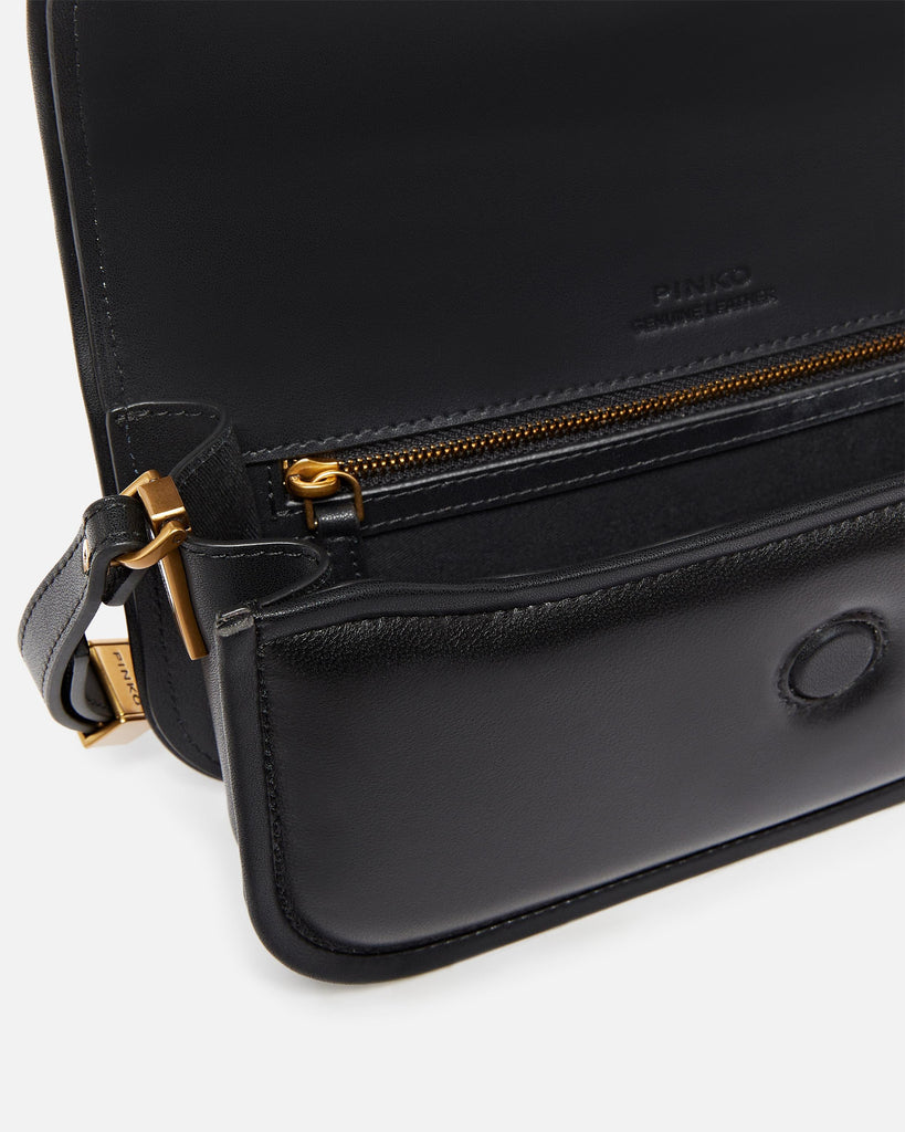 PINKO LOVE BOX HORIZONTAL NAPPA + VITELLO SETA