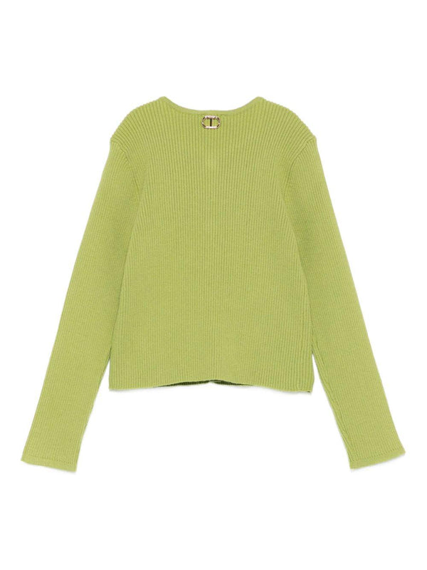 TWINSET CARDIGAN COREANA IN MAGLIA