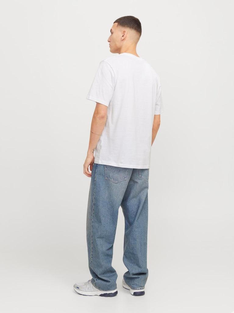 JACK AND JONES JORANATOMY SKULL TEE SS CREW NECK SN