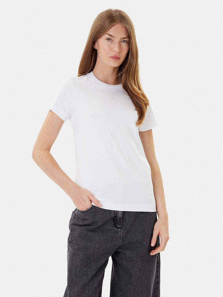 PINKO BUSSOLOTTO T-SHIRT JERSEY PATC