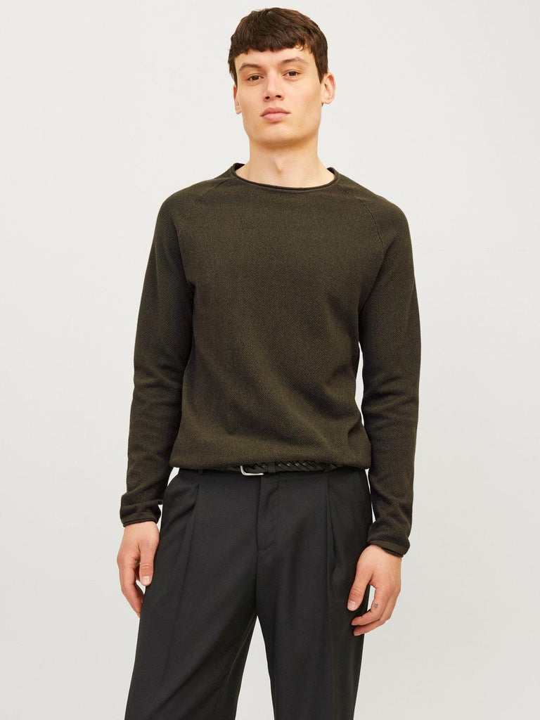 JACK AND JONES JJEHILL KNIT CREW NECK NOOS