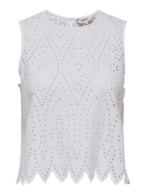 ONLY ONLTULUM SL EMB TOP WVN