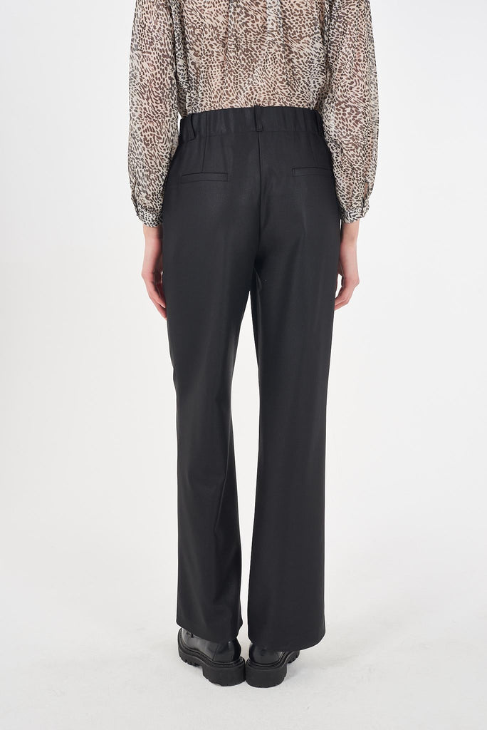 YES ZEE PANTALONE DONNA CON VITA DIETRO ARRICCIATA