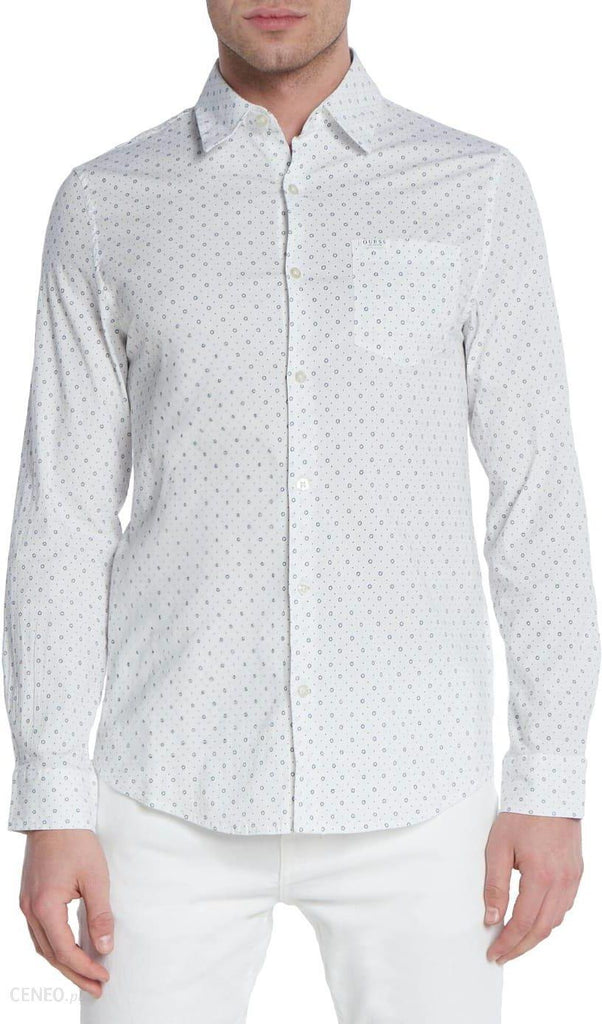 GUESS LS SUNSET AOP SHIRT