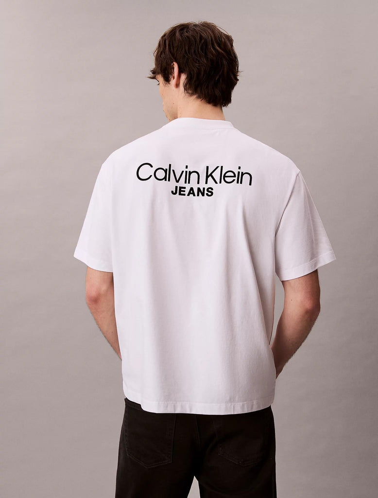 CALVIN KLEIN JEANS LOGO BACK PRINT T-SH