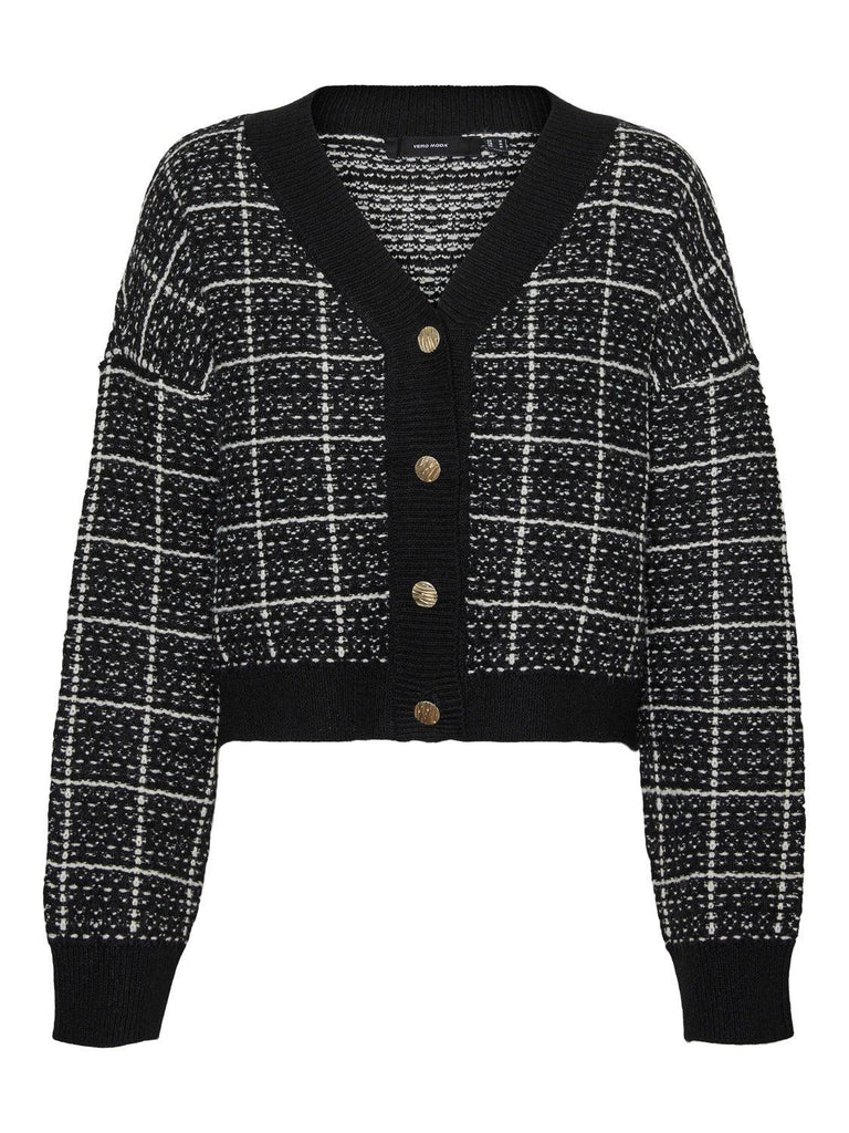 VERO MODA VMKIA LS V-NECK CROP CARDIGAN CO