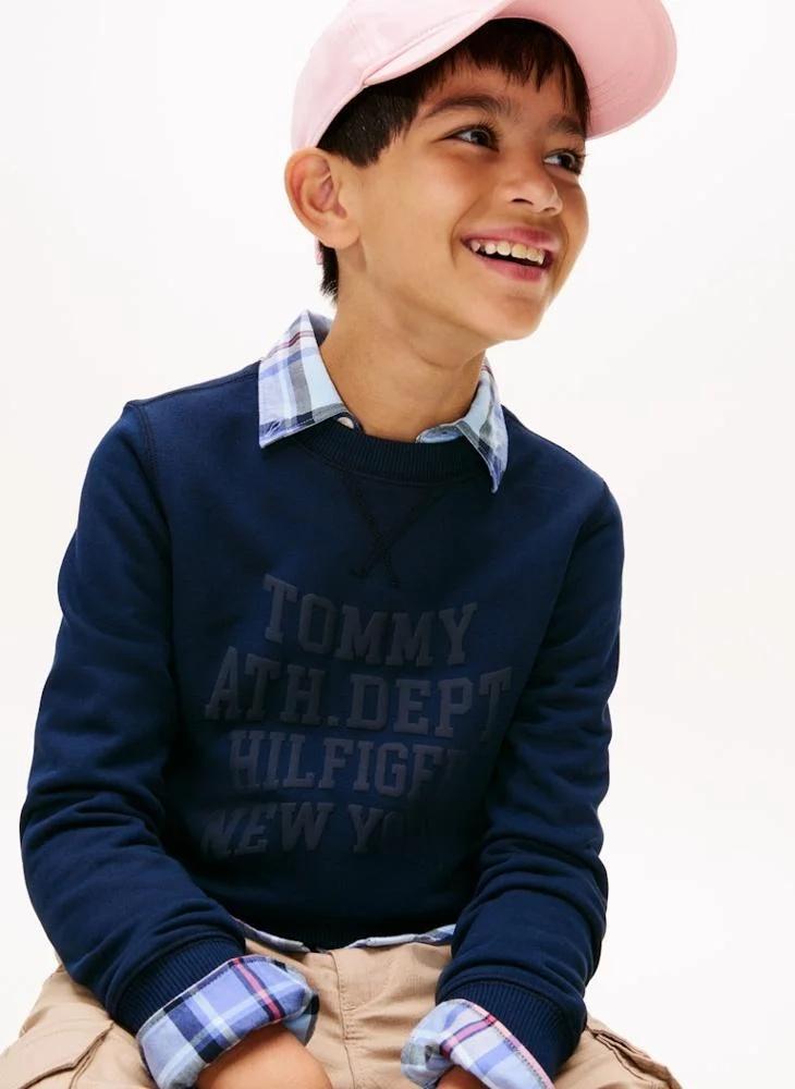 TOMMY HILFIGER ATHLETIC VARSITY SWEATSHIRT