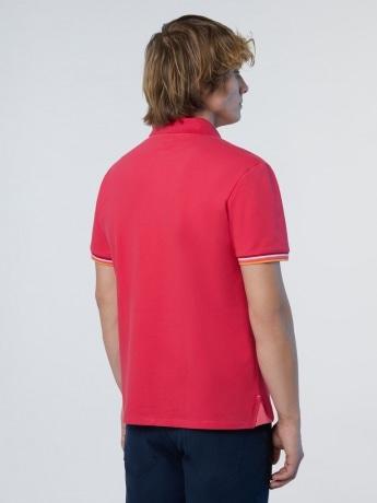 NORTH SAILS POLO SHORT SLEEVE W/STRIPED ON PLACKET