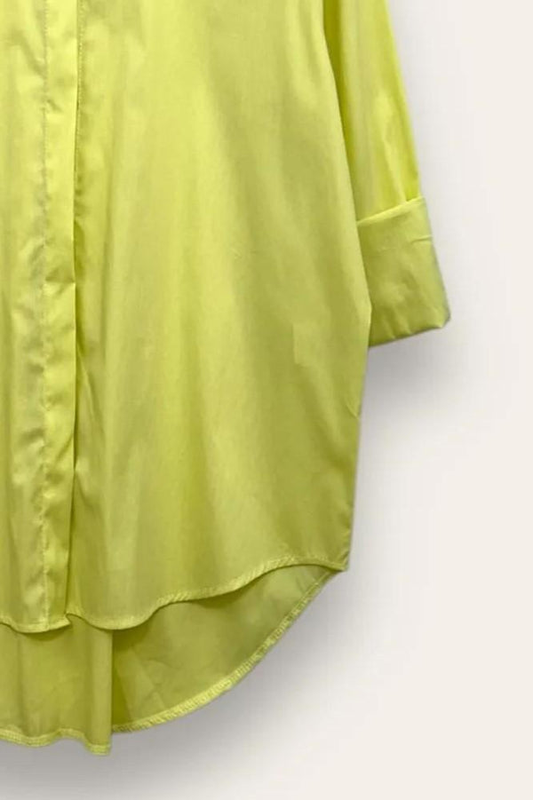 LOVEme Camicia over in tinta unita