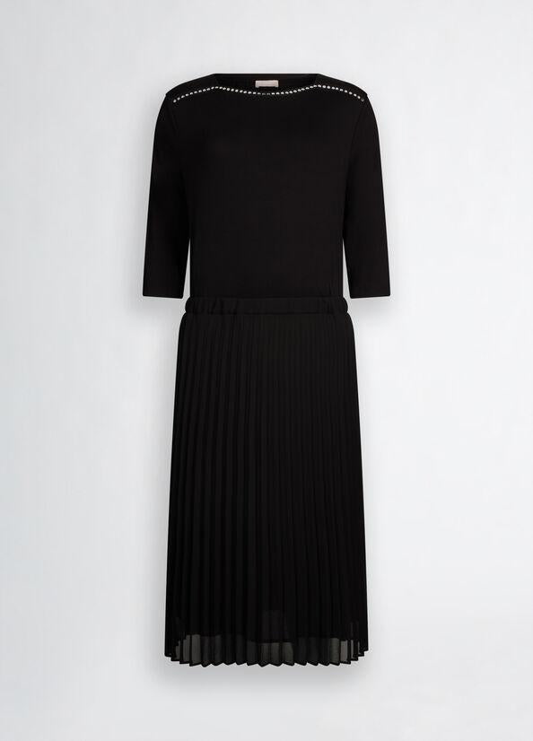 LIU JO ABITO JERSEY E GEORGETTE