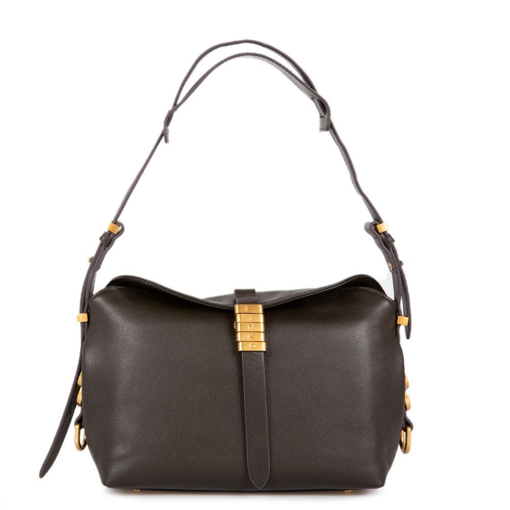 PINKO SADDLE HORIZONTAL MINI VITELLO MORBIDO