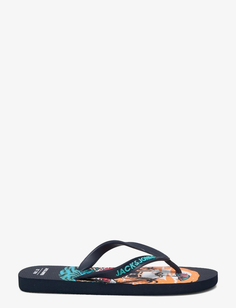 JACK JONES KIDS JFWCOLOUR SKULL FLIP FLOP JNR