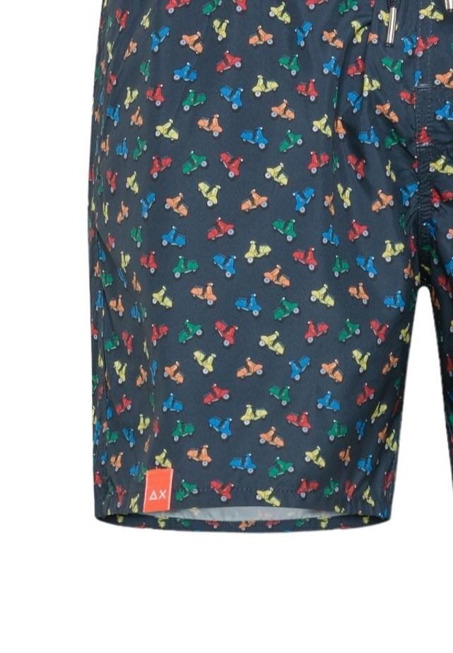 SUN68 SWIM PANT TIE PATTERN