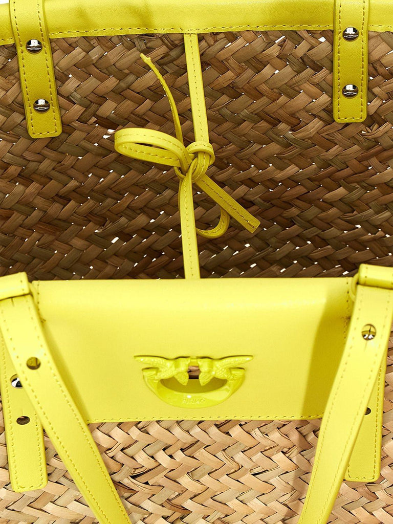 PINKO LOVE SUMMER BASKET RAFIA + VIT