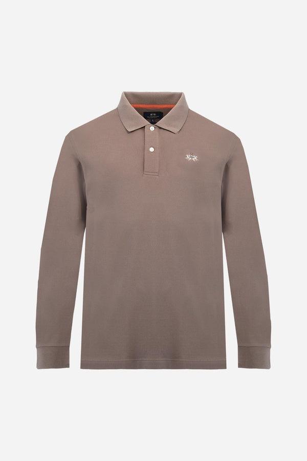 LA MARTINA MAN L/S POLO PIQUET STRETCH