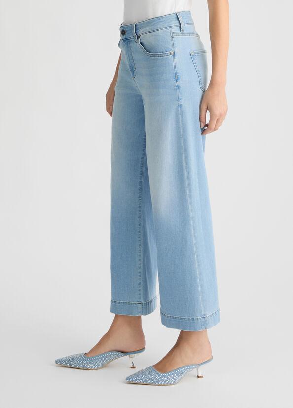 LIU JO ECS AUTHENTIC CROPPED FLARE RW