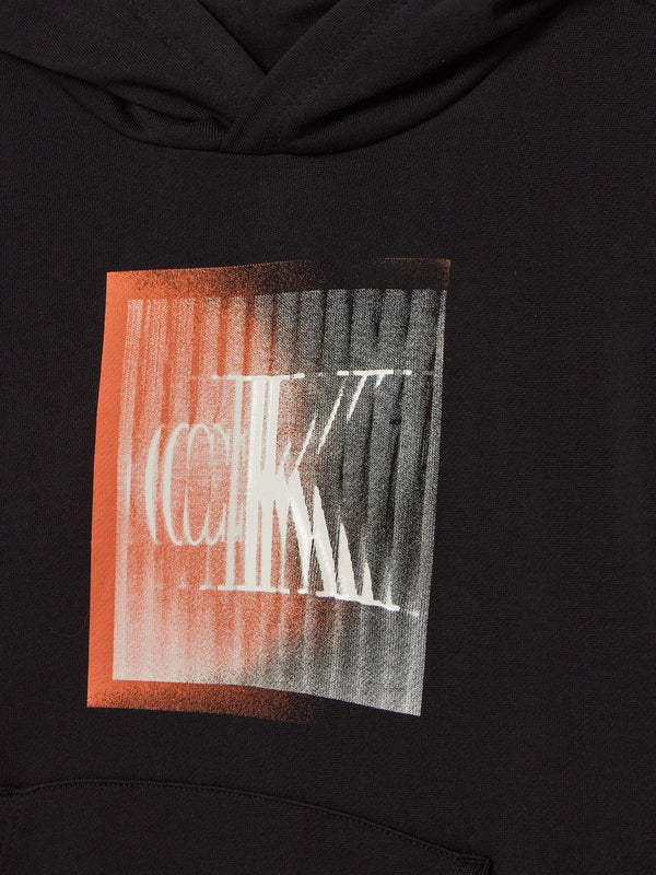 CALVIN KLEIN JEANS LARGE SHIFTED CK HOODIE
