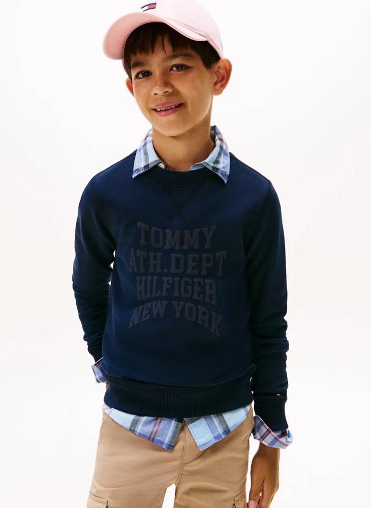 TOMMY HILFIGER ATHLETIC VARSITY SWEATSHIRT