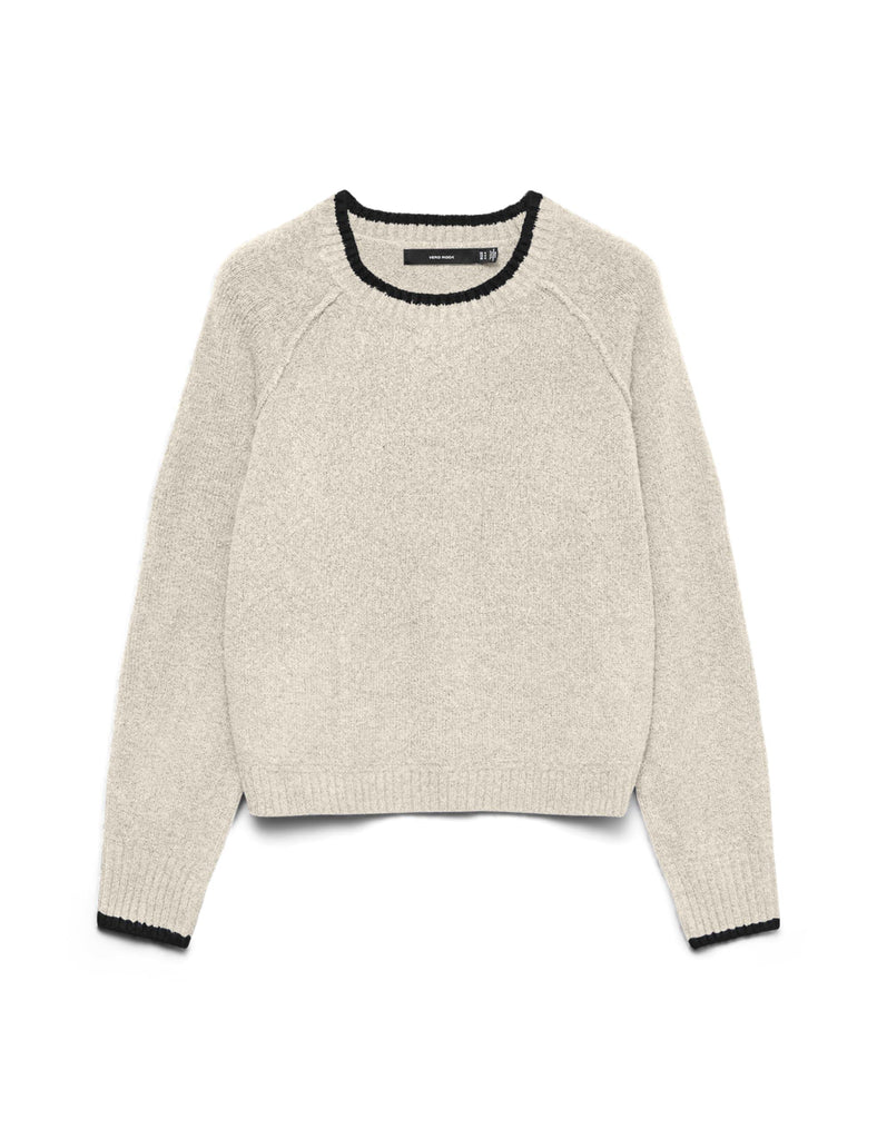 VERO MODA VMAQUARIUS LS O-NECK RAGLAN PULLOVER BF