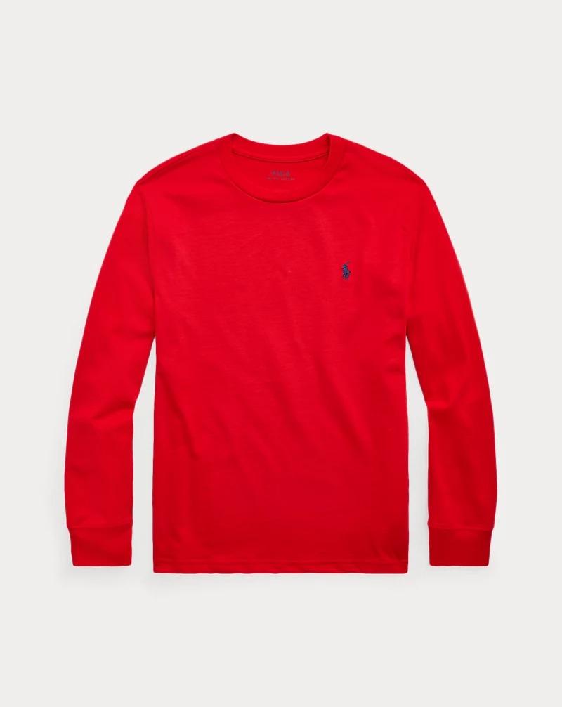 RALPH LAUREN LS CN-KNIT SHIRTS-T-SHIRT