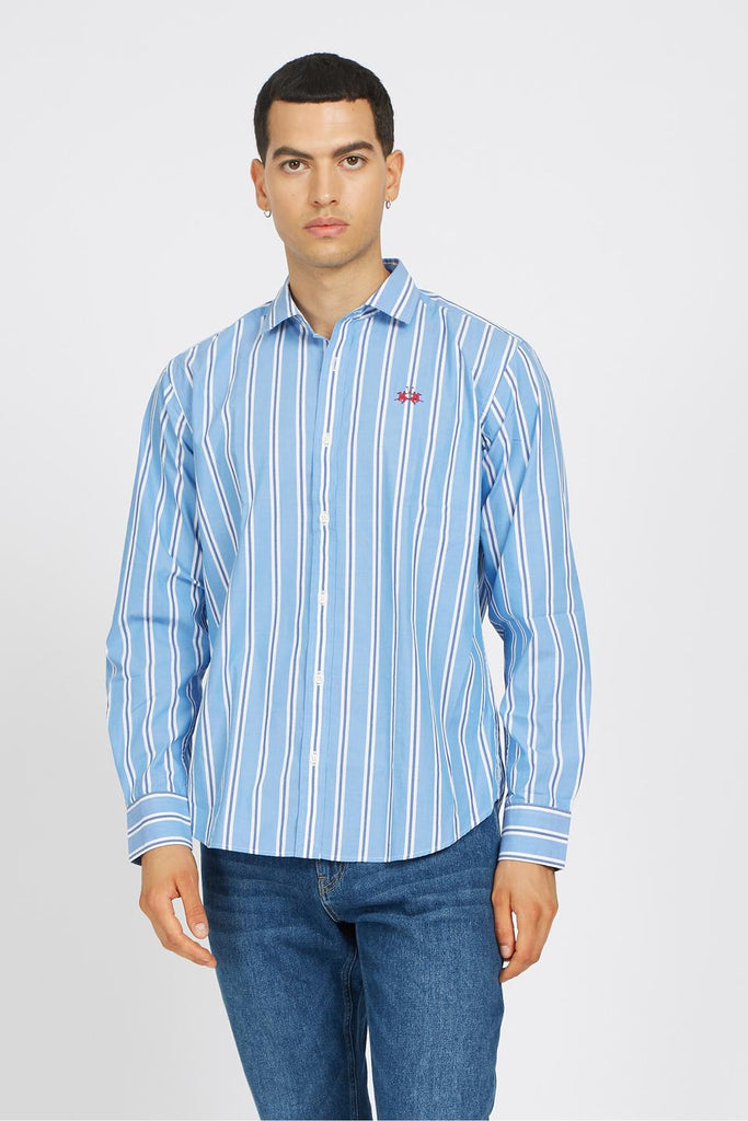LA MARTINA MAN SHIRT L/S STRIPED POPELINE