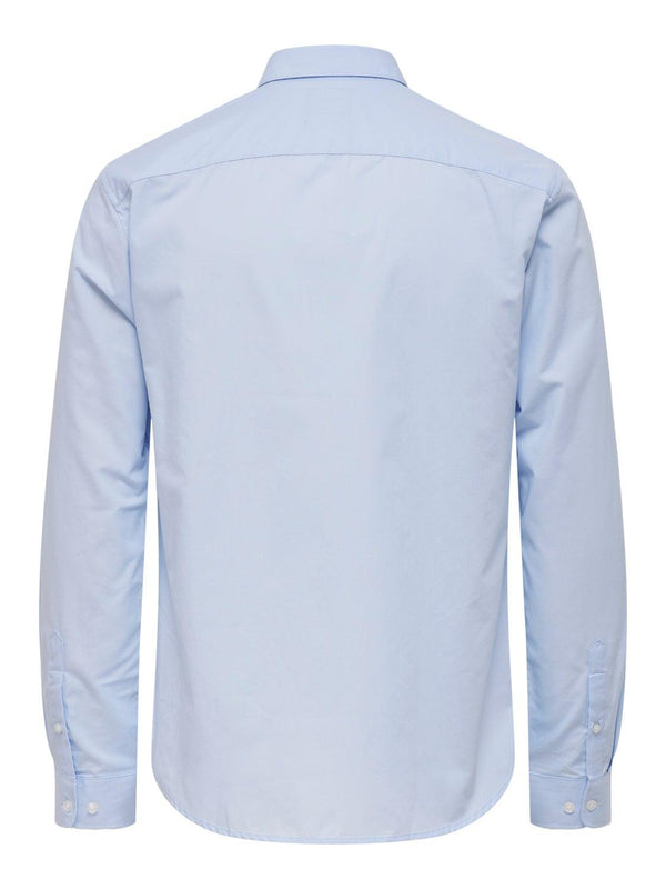 ONLY&SONS ONSSANE LIFE LS SOLID POPLIN SHIRT