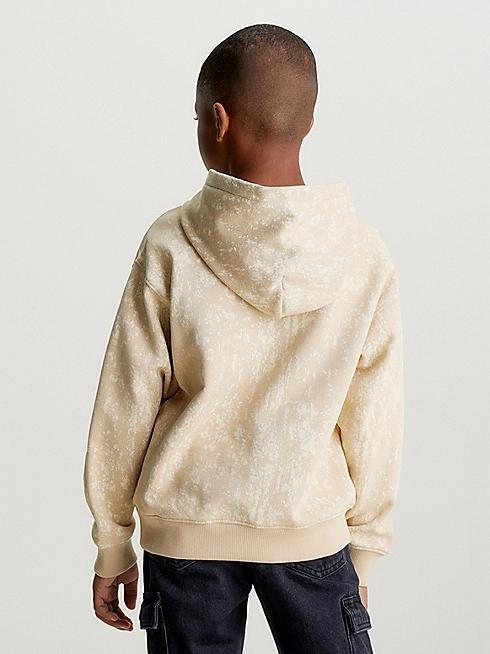 CALVIN KLEIN JEANS SECOND SKIN AOP HOODIE