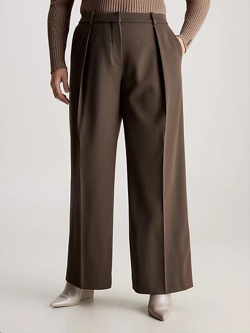 CALVIN KLEIN WOOL TWILL EXTRA WID