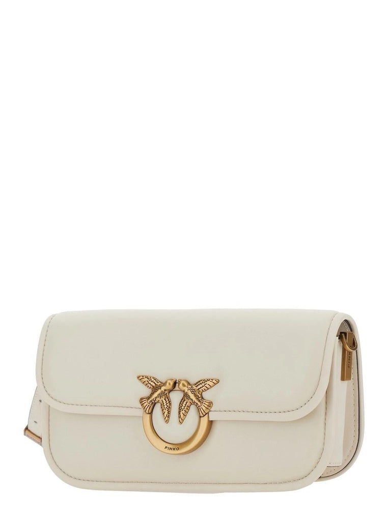 PINKO LOVE BOX HORIZONTAL NAPPA + VITELLO SETA