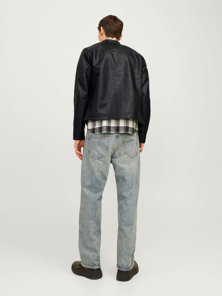 JACK AND JONES JJEDYLAN CLEAN PU JACKET NOOS