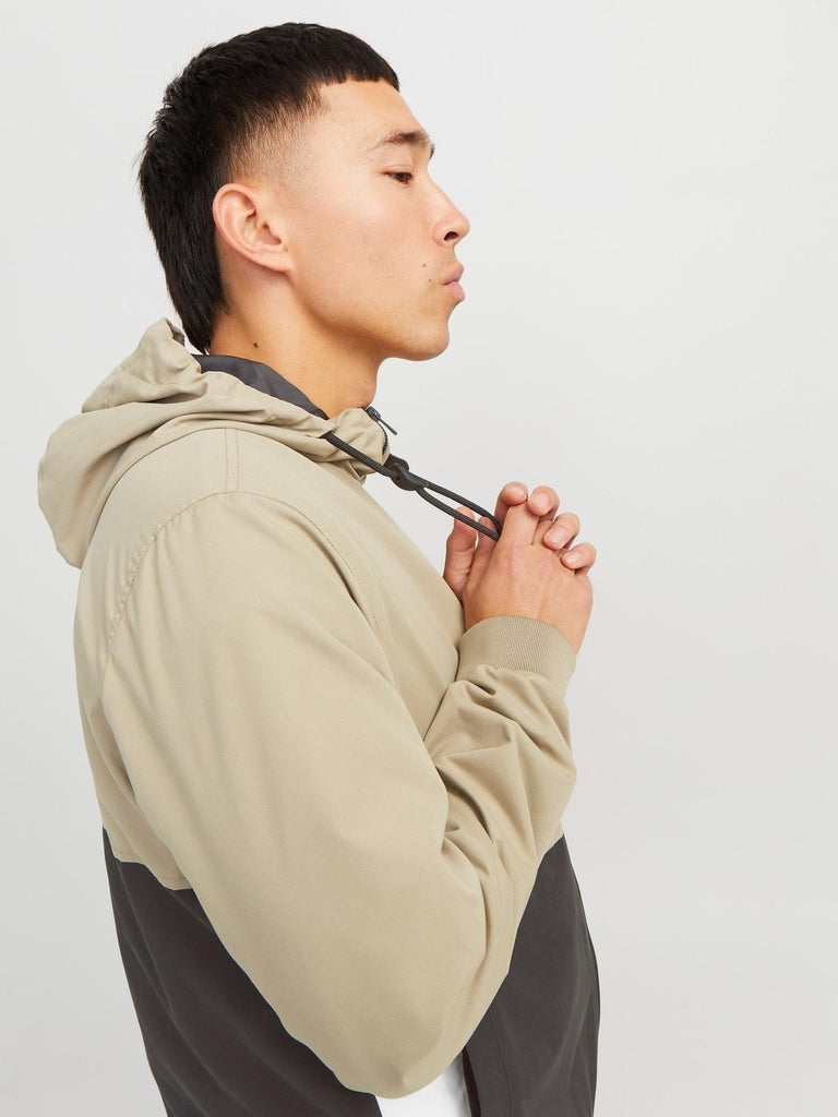JACK AND JONES JJERUSH HOOD BOMBER NOOS