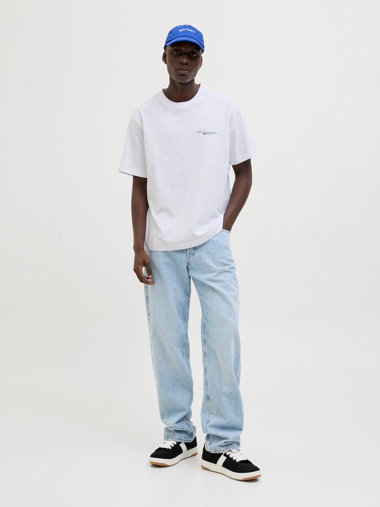 JACK AND JONES JORRETIRO BACK TEE SS CREW NECK SE25