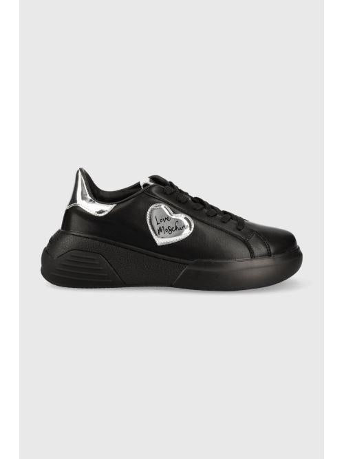 LOVE MOSCHINO SNEAKERD.STAR50 VIT.BIAN/SP.PU ARGE