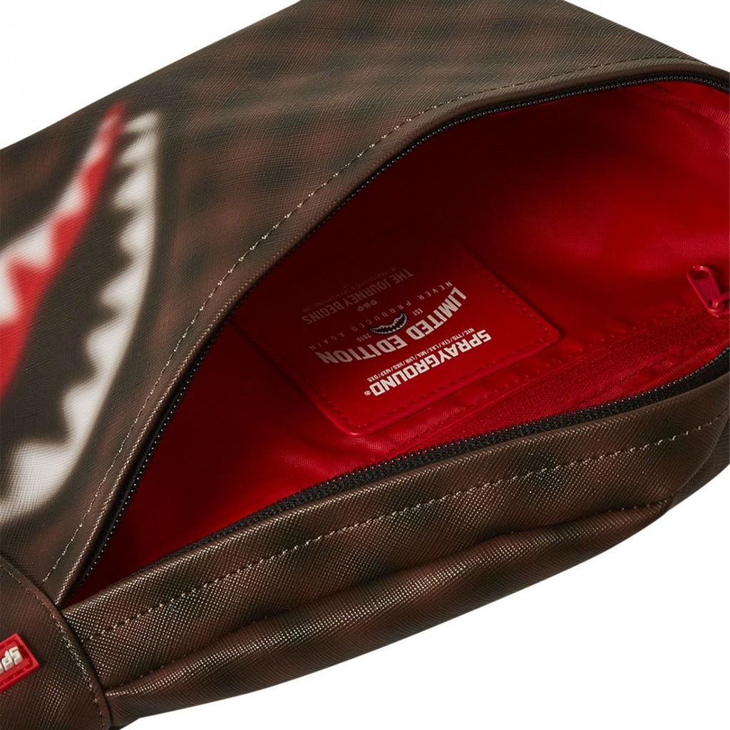SPRAYGROUND SHARKS IN PARIS BLUR SAVVY CROSSBODY