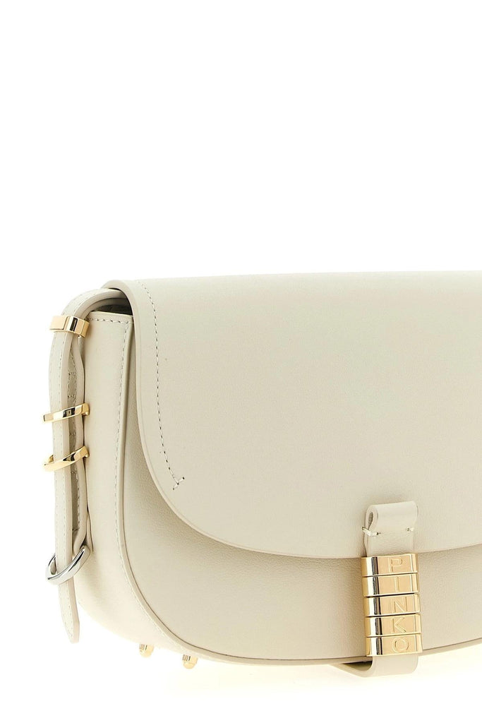PINKO SADDLE MINI VITELLO FIORE