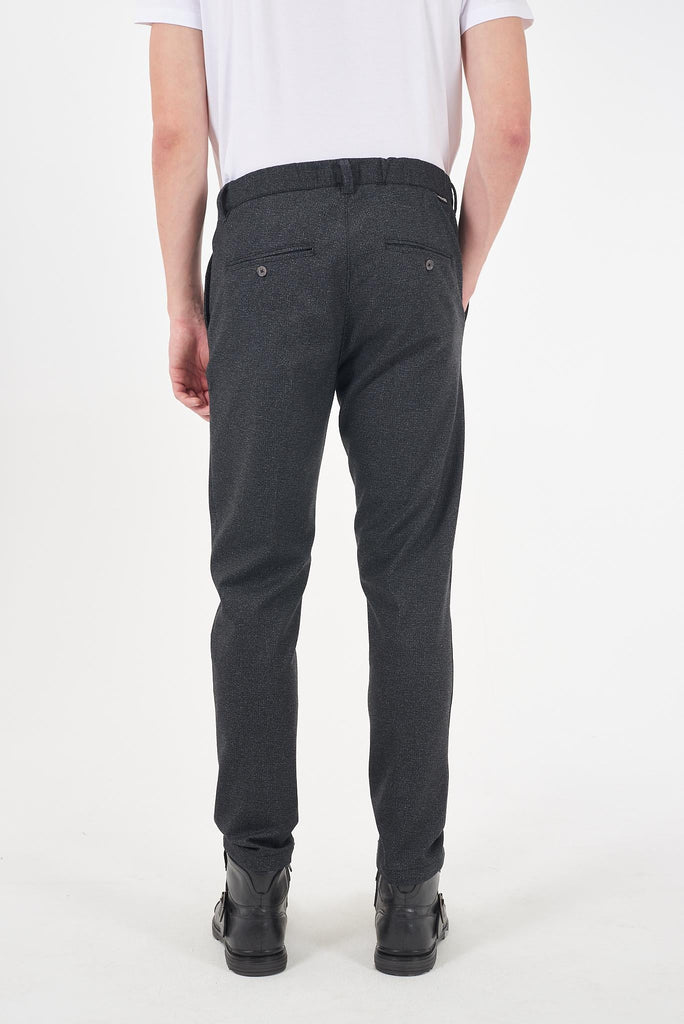 YES ZEE PANTALONE UOMO, COULISSE + ELASTICO, PINCES