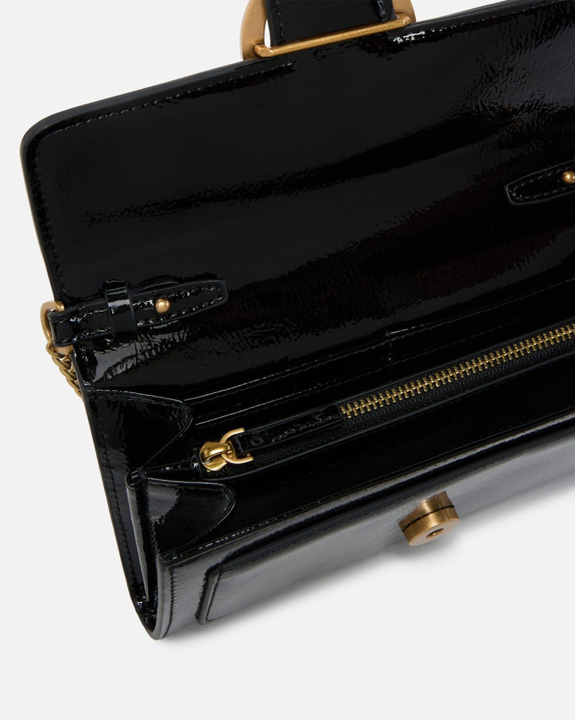 PINKO LOVE ONE WALLET C  RECYCLED SOFT NAPLACK