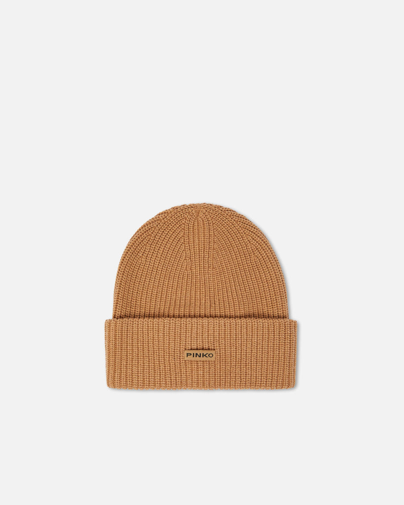 PINKO BOSNIA BEANIE HALF ENGLISH RIB
