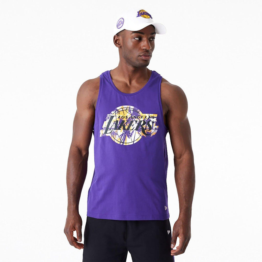 NEW ERA NBA PALM TREE INFILL TANK LOSLAK  TRPWHI