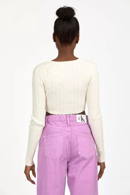 CALVIN KLEIN JEANS SHORT CARDIGAN