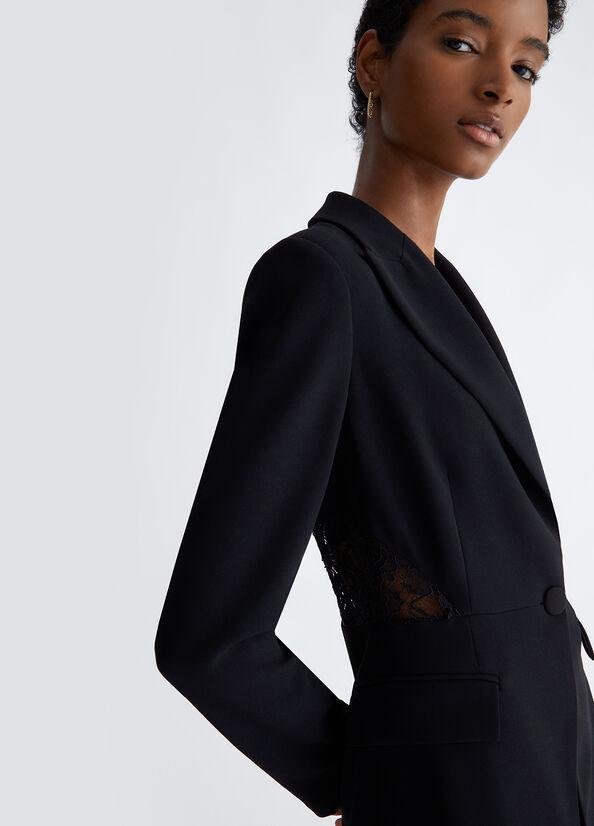 LIU JO GIACCA CUT-OUT C/PIZZO