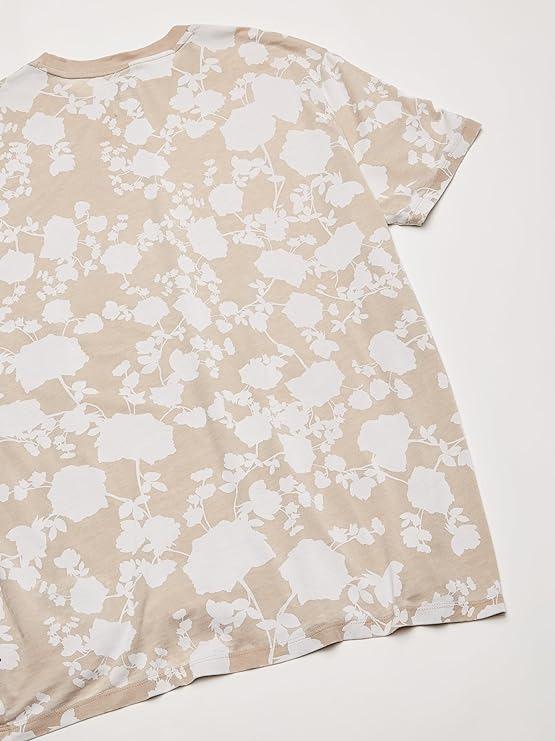 GUESS SS FLORAL BURNOUT CREW