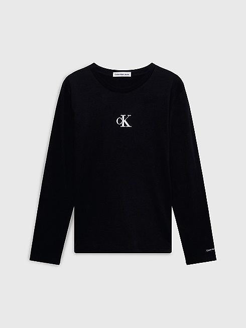 CALVIN KLEIN JEANS CK LOGO LS T-SHIRT