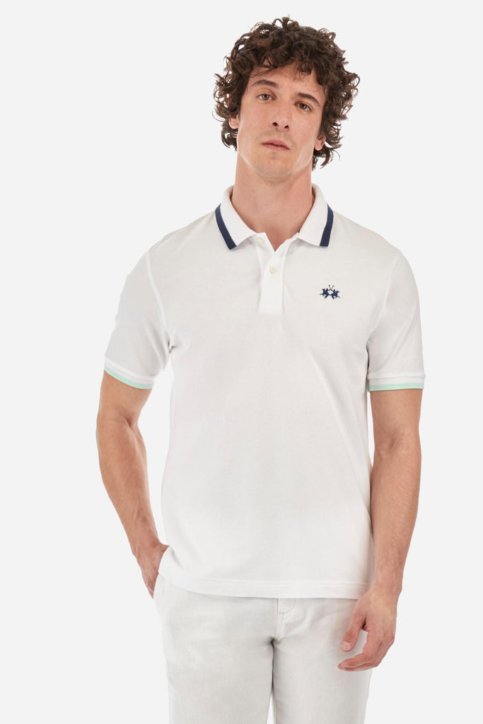 LA MARTINA MAN POLO S/S PIQUET STRETCH