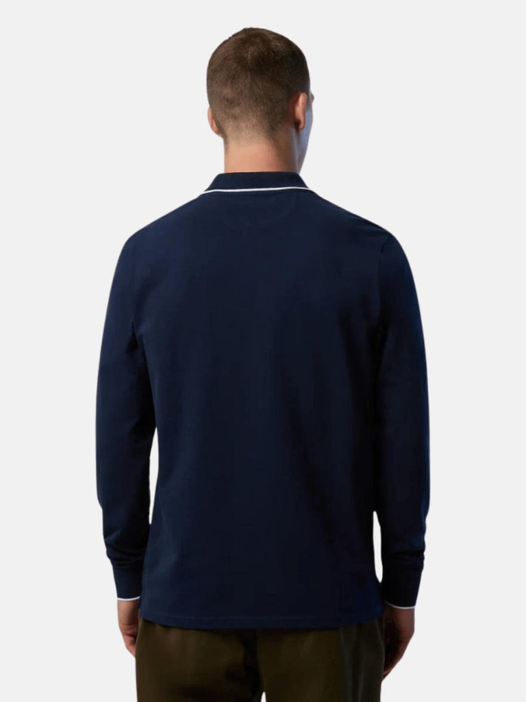 NORTH SAILS POLO LONG SLEEVE  W/LOGO