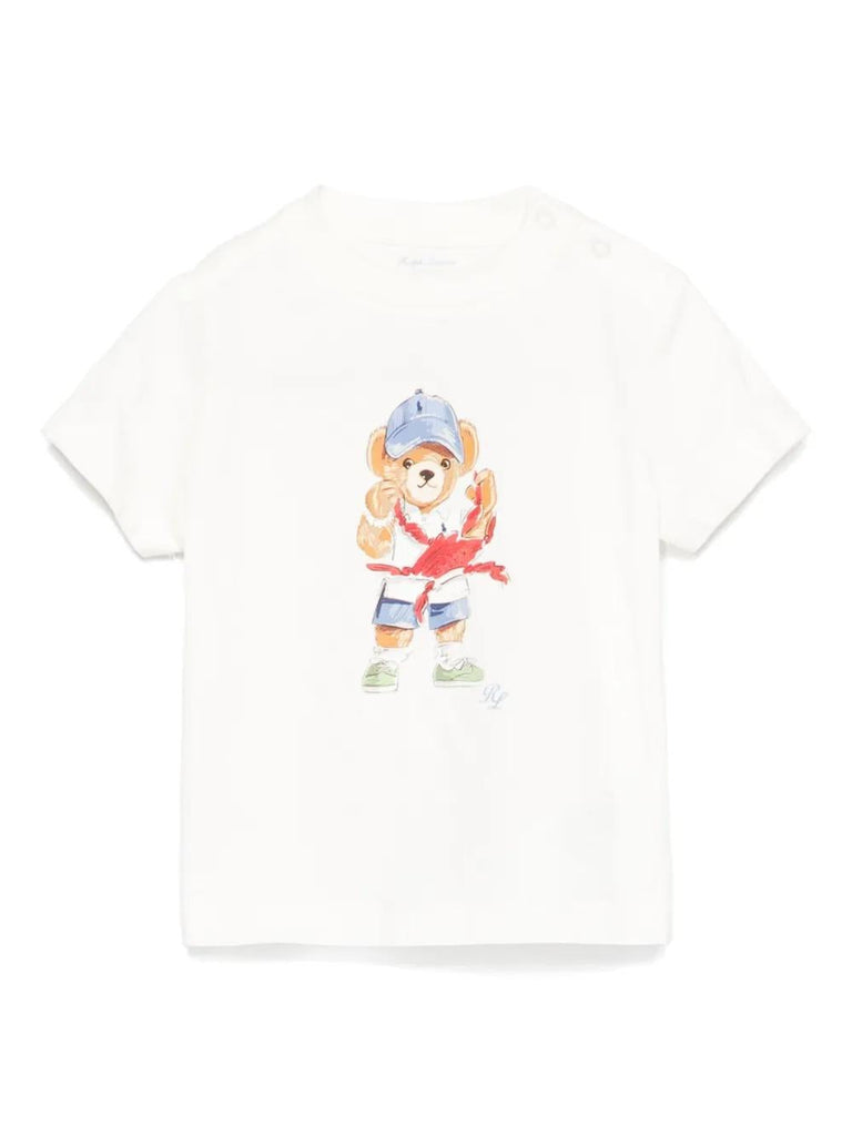 RALPH LAUREN BEAR TEE-KNIT SHIRTS-T-SHIRT